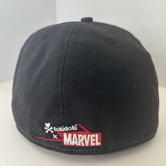 New Era Tokidoki Spider-Man Marvel 59fifty Fitted Hat 7 1/2 Simone Legno Black - Picture 7 of 11